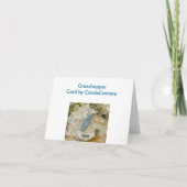 青いバッタのノート シーズンカード (裏面)