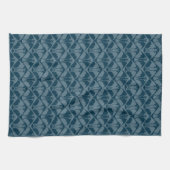 青いバティのキッチンタオル キッチンタオル (横)