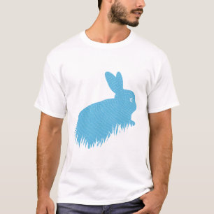 青いバニー Tシャツ
