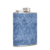 青いバブルラップ フラスク (右)