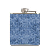 青いバブルラップ フラスク (裏面)