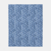 青いバブルラップ フリースブランケット (正面)