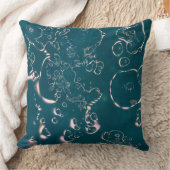 青いバブル クッション (ブランケット)