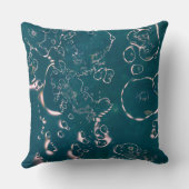 青いバブル クッション (裏面)