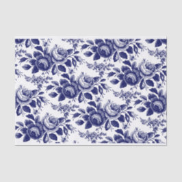 青いバラとミツバチが分離する 薄葉紙