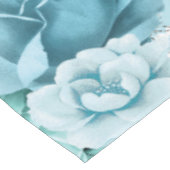 青いバラとレース テーブルクロス (アングル)