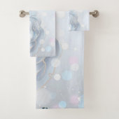 青いバラと輝き バスタオルセット (インサイチュ)