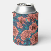 青いバラに青葉いバラ 缶クーラー (缶裏面)