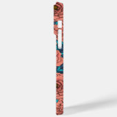 青いバラに青葉いバラ Case-Mate iPhoneケース (裏面 / 左)