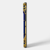 青いバラのステンドグラス窓 Case-Mate iPhoneケース (裏面 / 左)