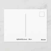 青いバラはがき ポストカード (裏面)