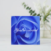 青いバラ招待 招待状 (スタンド正面)