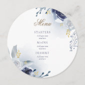 青いバラ結婚のメニュー メニュー (正面)