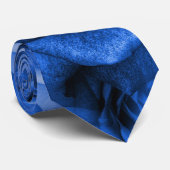 青いバラ ネクタイ (ロール)