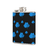 青いバラ フラスク (左)