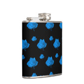 青いバラ フラスク (右)