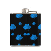 青いバラ フラスク (裏面)