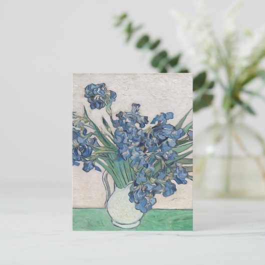 青いバラ ポストカード (スタンド正面)