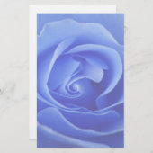 青いバラ 便箋 (正面/裏面)