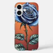 青いバラ Case-Mate iPhoneケース (裏面)