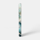 青いバラ SAMSUNG GALAXYケース (左側面)