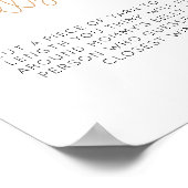 青いバルーンどのように大きいママの腹のサイン ポスター (角)