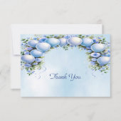 青いバルーンのサンキューカード サンキューカード (正面)