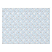 青いバルーンのパターン テーブルクロス (正面(横))