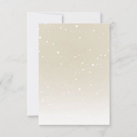 青いバルーンを持つテディベアサンキューカード サンキューカード (裏面)