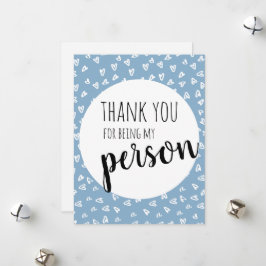 青いバレンタインカード シーズンカード