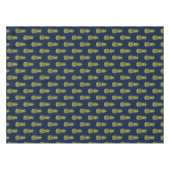 青いパイナップル テーブルクロス (正面(横))