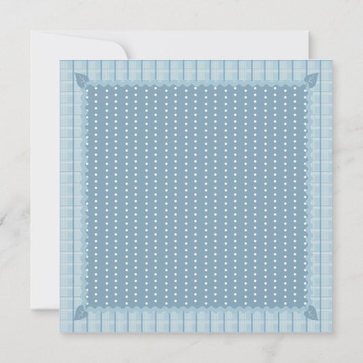 青いパジャマの眠りのパーティの招待状 招待状 (裏面)