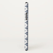 青いパターンで海上 Case-Mate iPhoneケース (裏面/右)