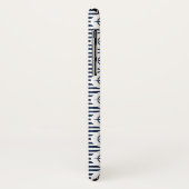 青いパターンで海上 Case-Mate iPhoneケース (裏面/左)