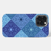 青いパターンのシェードCase-Mate iPhoneケース iPhone 13 Pro Maxケース (裏面横)