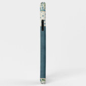 青いパッチワーク電話ケース Case-Mate iPhoneケース (裏面/右)