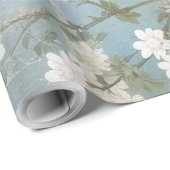 青いパネルを熟成した陳腐な陶器 ラッピングペーパー (ロールコーナー)