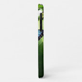 青いパーソナライズされたモルフォ蝶自然写真 Case-Mate iPhoneケース (裏面/左)