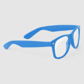 青いパーソナライズされたレ澄んン サングラス (右)