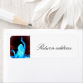 青いヒップガール ラベル (インサイチュ)