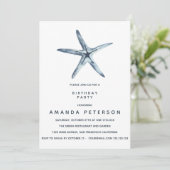 青いヒトデ航海の誕生日 招待状 (スタンド正面)