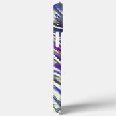 青いヒュームの下の銀色のテクスチャの引っ掻きトレース Case-Mate iPhoneケース (裏面 / 右)