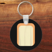 青いヒーラームーム子供の犬の家族の衣装ハロ キーホルダー (正面)