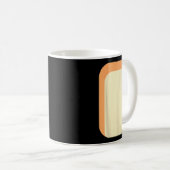 青いヒーラームーム子供の犬の家族の衣装ハロ コーヒーマグカップ (正面右)