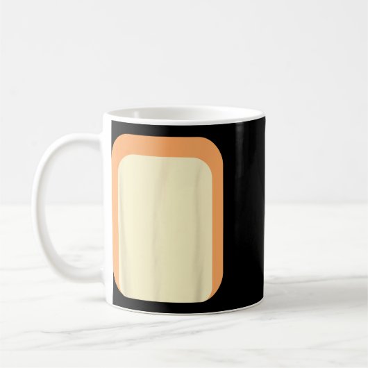 青いヒーラームーム子供の犬の家族の衣装ハロ コーヒーマグカップ (左)