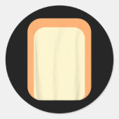 青いヒーラームーム子供の犬の家族の衣装ハロ ラウンドシール (正面)