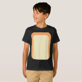 青いヒーラームーム子供の犬の家族の衣装ハロ Tシャツ (正面フル)