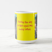 青いヒーラー牛の犬のマグ コーヒーマグカップ (中央)