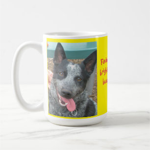 青いヒーラー牛の犬のマグ コーヒーマグカップ
