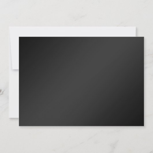 青いビジネス招待状 招待状 (裏面)